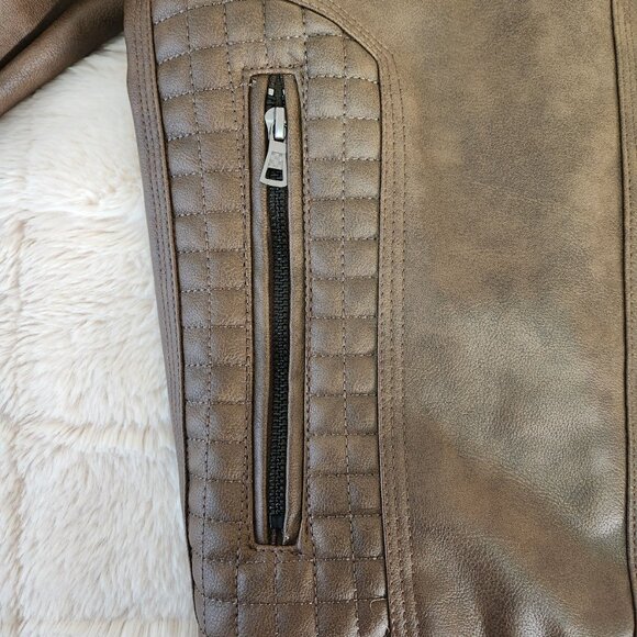 Mens Bomber Jacket with attached Hoodie - Picture 6 of 9